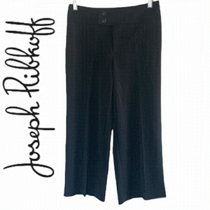 JOSEPH Ribkoff Black Wild Leg Cropped Women’s Dress Pant Size 6